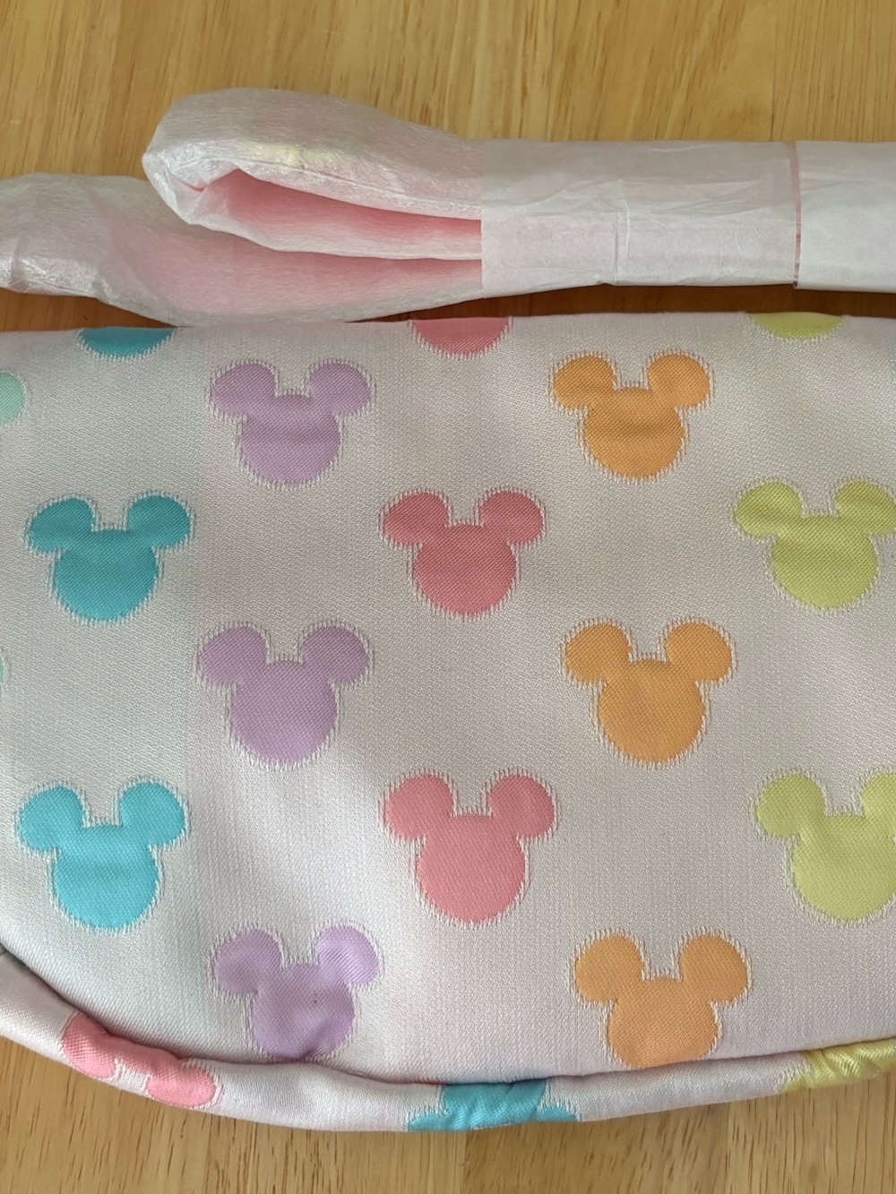 Stoney Clover Lane x Disney Pastel Rainbow Mickey Mouse Icon Head x Jumbo Fanny - Picture 9 of 10